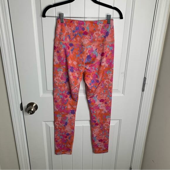 Anthropologie Daily Practice floral high waisted 28 inch leggings size small - Picture 5 of 8